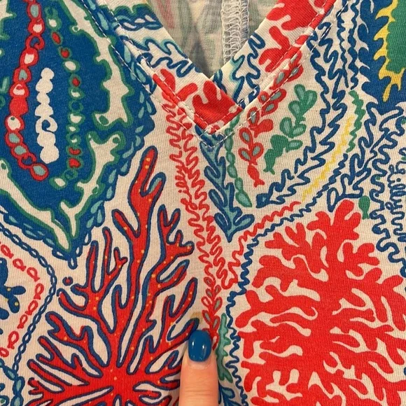 Lilly Pulitzer Christie Dress in Let Minnow Print - Picture 9 of 10